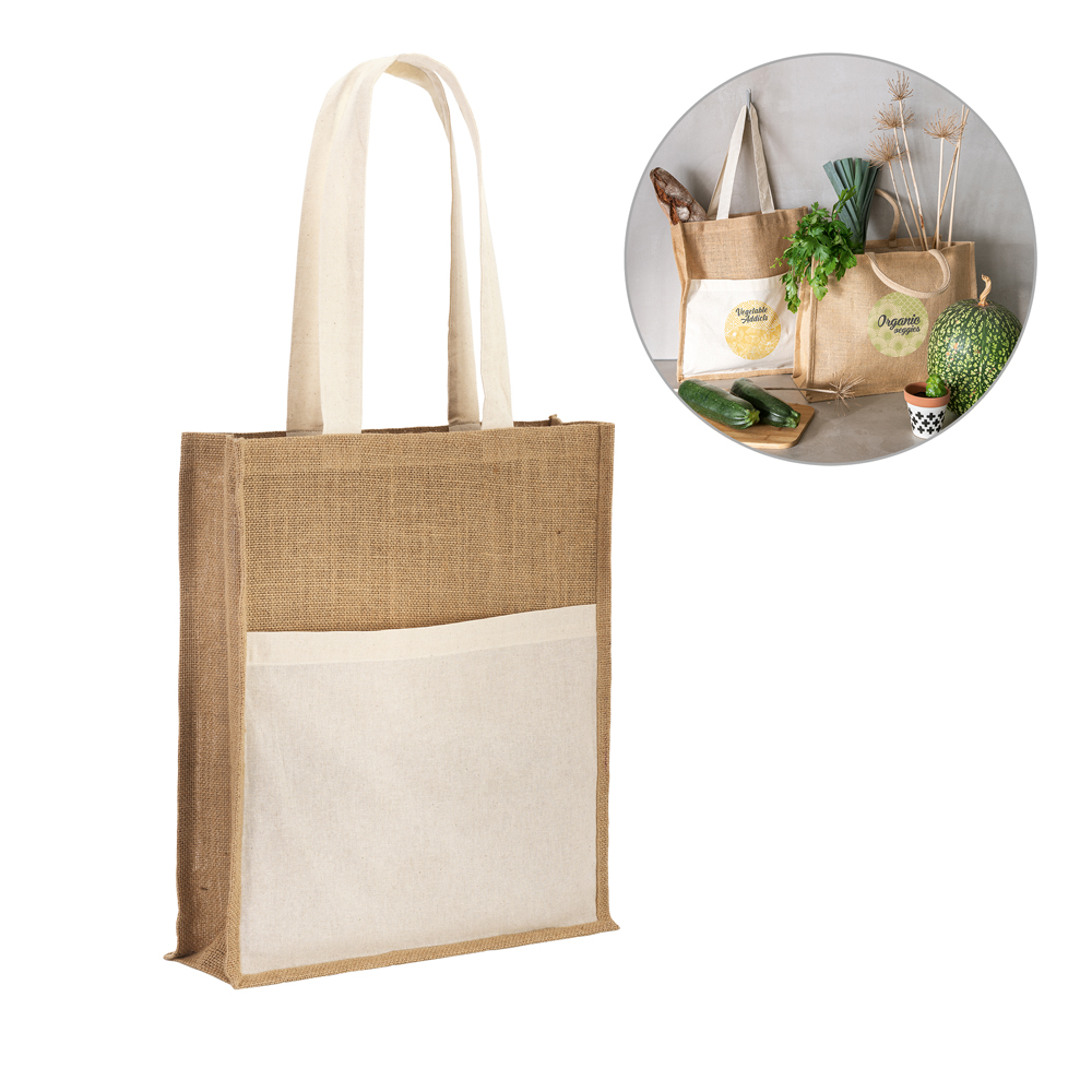 JUTE AND COTTON BAG